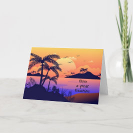 Een geweldige vakantie kaart