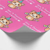 Een geweldige verjaardag - Ginger Tabby Cat 2 Cadeaupapier (Hoek)