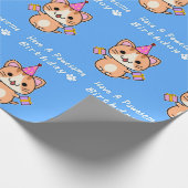 Een geweldige verjaardag - Ginger Tabby Cat 3 Cadeaupapier (Hoek)