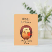 Een geweldige vogelkaart voor de moeder die van ha briefkaart (Staand voorkant)