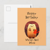 Een geweldige vogelkaart voor de moeder die van ha briefkaart (Voorkant / Achterkant)