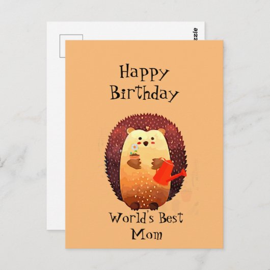 Een geweldige vogelkaart voor de moeder die van ha briefkaart (Voorkant / Achterkant)