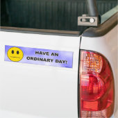 Een gewone dag! bumpersticker (Op Truck)