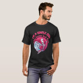 Een gewoon meisje dat van Koi houdt T-shirt (Voorkant volledig)