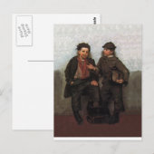 Een gezamenlijke investering ~ Schoel Shine Boys D Briefkaart (Voorkant / Achterkant)