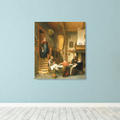 Een Gezegde van de Familie Canvas Afdruk (Insitu (Houten vloer))