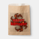 Een gezegende dag. Gefeliciteerd met je verjaardag Bedankzakje (Voorkant)