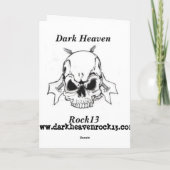 Een gezegende dag! Kaart van vriendschap (Achterkant)