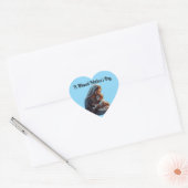 Een gezegende Moederdag hartvormige sticker (Envelop)