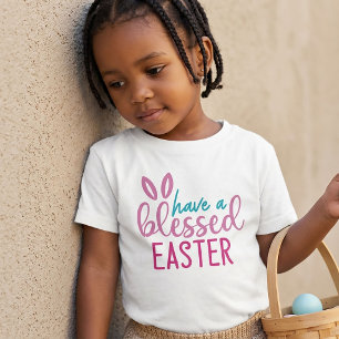 Een Gezegende Pasen T-shirt voor Kinderen
