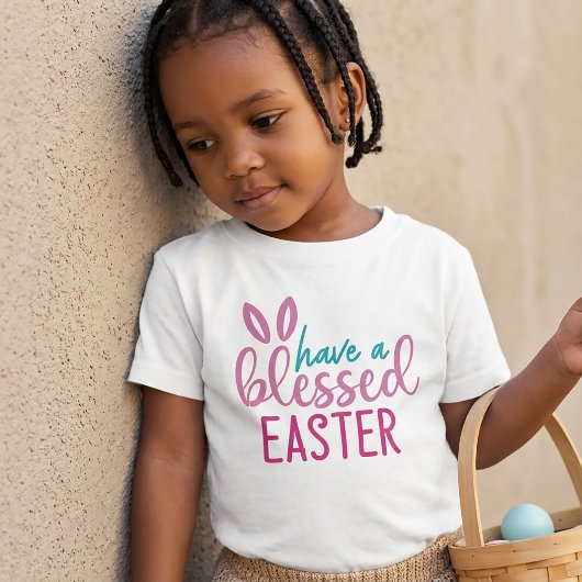 Een Gezegende Pasen T-shirt voor Kinderen