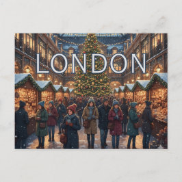 Een gezellig Covent Garden - Kerstmis in Londen Briefkaart