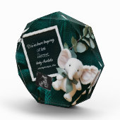 Een gezellige Neutral basket zwangerschapsaankondi Fotoblokken (Rechts)