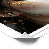 Een gezicht in de tijd  perfect poster (Hoek)