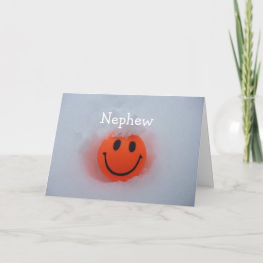 Een gezicht - Nephews Valentijnsdag Holiday Kaart (Voorkant)