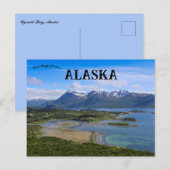 Een gezicht op Uganik Bay Alaska Briefkaart (Voorkant / Achterkant)