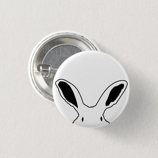 EEN GEZICHT RONDE BUTTON 3,2 CM (Voorkant /achterkant)