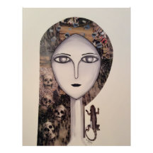 Een gezicht tussen werelden