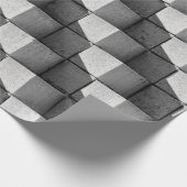 Een gezicht van de vierzijdige piramide in de cadeaupapier (Hoek)