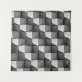 Een gezicht van de vierzijdige piramide in de wandkleed (Voorkant)