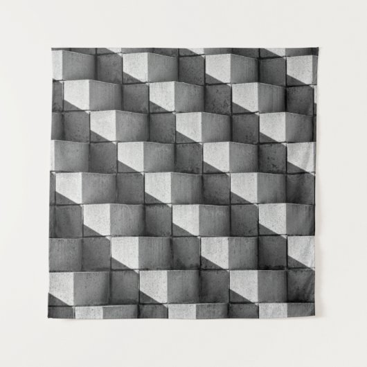 Een gezicht van de vierzijdige piramide in de wandkleed (Voorkant)