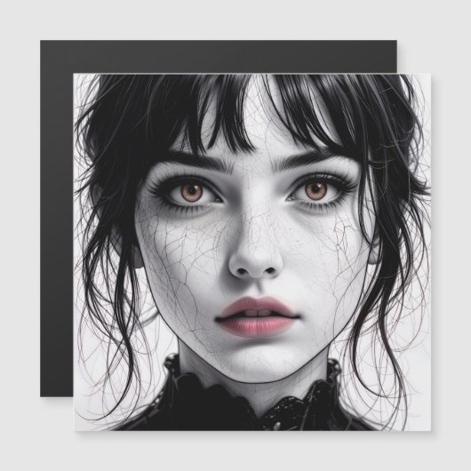 Een gezichtsopname van porselein met gebarsten zie (Voorkant / Achterkant)