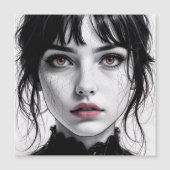 Een gezichtsopname van porselein met gebarsten zie (Voorkant)