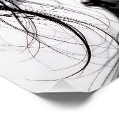 Een gezichtsopname van porselein met gebarsten zie perfect poster (Hoek)