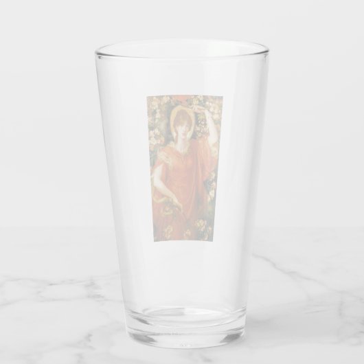 Een gezichtsvermogen van Fiametta (Roodharige Vrou Glas (Achterkant)