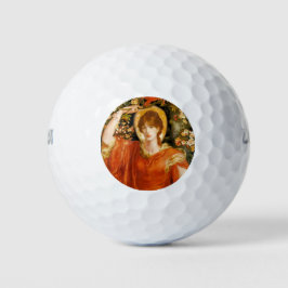 Een gezichtsvermogen van Fiametta (Roodharige Vrou Golfballen