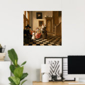 Een gezin in het binnenland poster (Thuiskantoor)