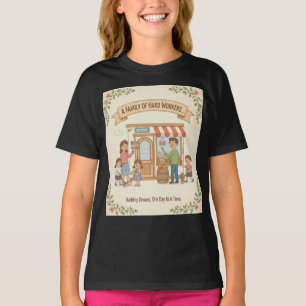 Een gezin van harde werkers t-shirt