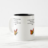 Een gezond persoon tweekleurige koffiemok (Voorkant links)