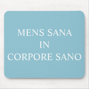 Een gezonde geest in een gezonde lichaamsmuis - Aq Muismat