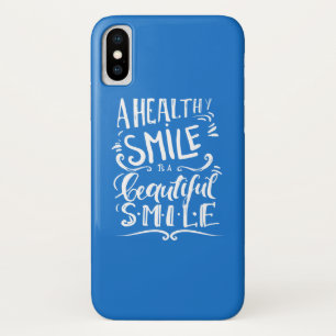 Een gezonde glimlach is een mooie glimlach Case-Mate iPhone case