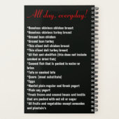 Een gezonde levensstijl planner (Achterkant)