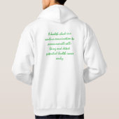 Een gezondheidscontrole is een routineonderzoek om hoodie (Achterkant)