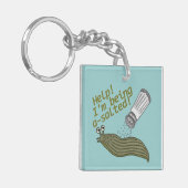 Een gezouten snoepje sleutelhanger (Voorkant Links)