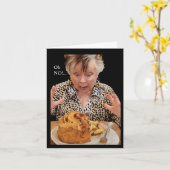 Een GIANT Kaneel Roll Kaart (Gele Bloem)