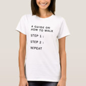 Een gids over hoe te lopen t-shirt (Voorkant)