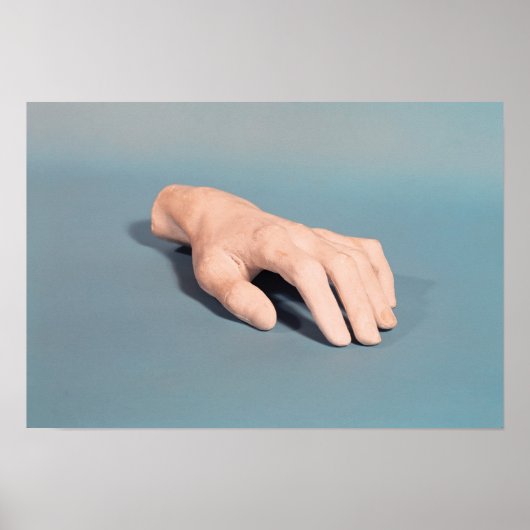 Een gietvorm van de hand van Frederic Chopin Poster (Voorkant)