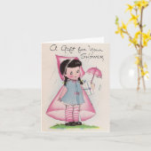 Een gift voor uw Douche Kaart (Gele Bloem)