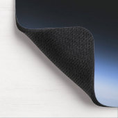 Een gigantische maan zichtbaar boven de atmosfeer  muismat (Hoek)