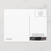 Een gigantische pompoen Halloween heksenkunst Briefkaart (Achterkant)