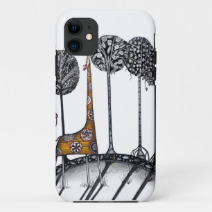 Een giraffe genaamd Kennett iPhone 11 Hoesje