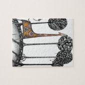 Een giraffe genaamd Kennett Legpuzzel (Horizontaal)