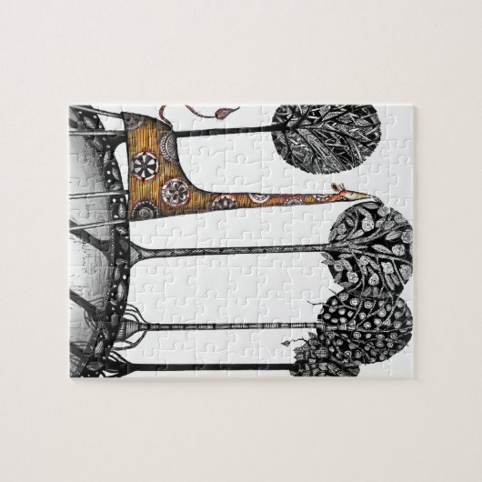 Een giraffe genaamd Kennett Legpuzzel (Horizontaal)