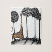 Een giraffe genaamd Kennett Legpuzzel (Verticaal)