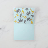 Een Giraffe heeft Manieren Bedankkaart (Binnen)