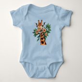 Een giraffe tekenen romper (Voorkant)